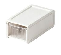 Colcolo Organisateur Placard à Tiroir Transparent Compact Range-Chautes à Tiroir Cliant Robuste pr Chambre Étudiante, 20cm Simple, 20 Sous-vêtements