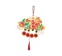 Colcolo Ornement suspendu pour le Nouvel An chinois 2026, traditionnel, décoration créative 3D pour la fête du printemps, cadeau idéal pour la chambre, Cheval Dragon