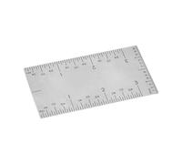 Colcolo Outil de mesure du bord carré de la lisibilité facile à la lisibilité à la règle de la règle de la règle de menuisier multifonctionnel Règle de poche