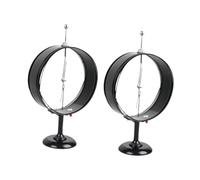 Colcolo Outil de mesure multifonction électroscope à pointeur Outil d'apprentissage d'expérimentation électrostatique léger pour adolescents du secondaire, Double