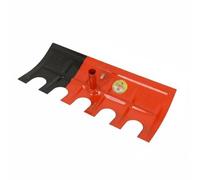 Colcolo Outil de Raclage de Grain Râteau à Grain Pousseur à Grain Pelle Agricole Conception Courbe Fluidité de Poussée Usages Polyvalents Adapté aux Granges, Bicolore, 65cm