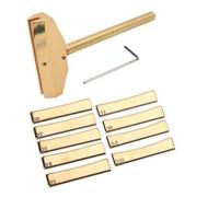Colcolo Outil d'Installation Presse Frettes Guitare Pince à Tête Droite Plaques Courbées Alliage Neuf Inserts Marquage Rayon avec ngle Adapté aux, Doré