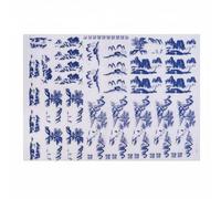 Colcolo Papier Décalcomanie Céramique Décalcomanie Sous Couvert Décal Transfert Porcelaine Autocollant Poterie Décor Exact sur Biscuit et Émaillé Apparence, style to 3