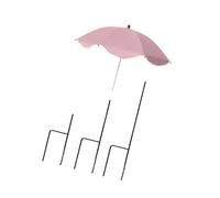 Colcolo Parasol de Jardin avec Piquet, résistant à la Pluie, Robuste et Polyvalent, pour Plantes d'extérieur, pour Balcon, Cour, bonsaï, Rose