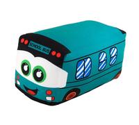 Colcolo Peluche Bus Scolaire Confortable, Cadeau Original pour Enfants et Adultes, Vert 20cm