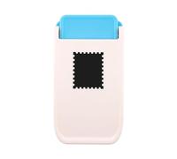 Colcolo Perforateur Motif Timbre-Poste, Poinçon Décoratif pour Bordures de Timbres, Outil Scrapbooking et Création de Cartes, Perforatrice Manuelle Portable Compacte