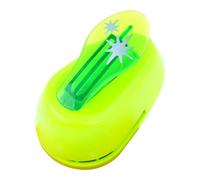 Colcolo Perforatrice à papier portable, outil de perforation pour bordure fantaisie, pour scrapbooking, artisanat, mariage, Double étoile