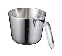 Colcolo Pichet à Lait en Acier Inoxydable précis, Pot à Lait Pratique, Tasse à mousseur à Lait, pour thé, Dessert, café, Sucre, crème glacée