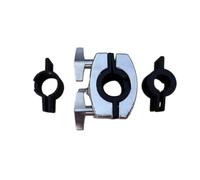 Colcolo Pince de Cadre de Batterie Connecteur de Fixation Collier Support pour Rack de Percussion en Métal avec Manchons Nylon et Mécanisme Rapide Deux