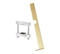 Colcolo Pince de réparation pour violon, règle de mesure de l'allongement de la touche, petit outil fiable pour l'angle du manche, jauge de