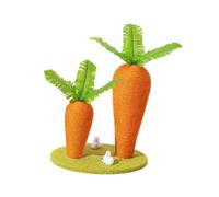 Colcolo Planche à gratter pour Chat, Poste à gratter, lit en Forme de Carotte, Jouet Universel pour Chat, Meubles, Planche à gratter, pour se