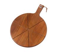 Colcolo Planche à pizza en bois, plateau à fromage, plateau à pizza, planche de préparation pour pizzas maison, de service rond pour la cuisson des steaks,