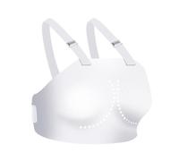 Colcolo Plastique Protecteur Poitrine pour Escrime Coquille Brelles Ajustables Boucles Latérales Protection Contre Impacts pour Assaut