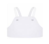 Colcolo Plastique Protecteur Poitrine pour Escrime Coquille Brelles Ajustables Boucles Latérales Protection Contre Impacts pour Assaut