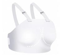 Colcolo Plastique Protecteur Poitrine pour Escrime Coquille Brelles Ajustables Boucles Latérales Protection Contre Impacts pour Assaut