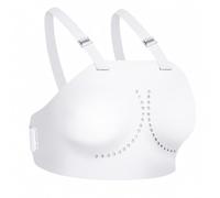 Colcolo Plastique Protecteur Poitrine pour Escrime Coquille Brelles Ajustables Boucles Latérales Protection Contre Impacts pour Assaut