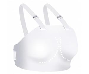 Colcolo Plastique Protecteur Poitrine pour Escrime Coquille Brelles Ajustables Boucles Latérales Protection Contre Impacts pour Assaut