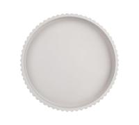 Colcolo Plateau rond de table basse, porte-bougie, 28 cm, campagnard, assiette à dessert ronde pour comptoir de cuisine, porte-savon