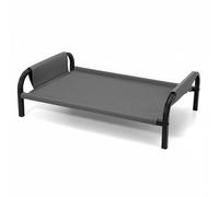 Colcolo Plateforme de Repos pour Animaux de Compagnie Surélevée Ossature Résistante en Acier Surface en Tissu Lavable Favorise la Fraîcheur et -être Adaptée à, Gris, Moyen 70 49 20
