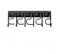 Colcolo Porte Balais Mural Support Rangement Outils Organisateur Crochets Fer Caoutchouc Plaques Horizontales Adapté au Garage Remise Buanderie
