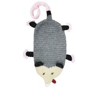 Colcolo Porte-sacs opossums, porte-sacs d'épicerie, cadeaux, tricotés, décoration intérieure, gadget multifonctionnel fait main, adorable, Les Yeux Fermés