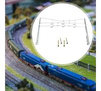 Colcolo Poteau électrique décoratif pour décor de modélisme ferroviaire, échelle Ho 1:87, éléments de Bord de Route pour Diorama ferroviaire, décor Miniature, D