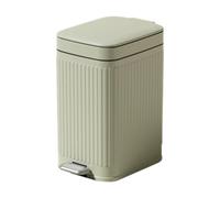 Colcolo Poubelle à pédale, conteneur à déchets, corbeille à ordures pour la cuisine, la maison, la chambre, le bureau ou le salon, Vert