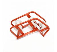Colcolo Poulie Câble pour Conduits avec Roue Blanche Frottement Réduit Support Acier Peint Rouge Montage Sécurisé sur Ouverture, Poulie De Regard À Grande Courbure Roue En Nylon