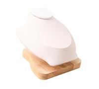 Colcolo Présentoir à Bijoux en Bois, Ornement, Rangement, présentoir, Support de Collier, Support de Buste à Bijoux, Organisateur pour Chambre à Coucher, White S