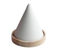 Colcolo Présentoir à Bracelets Coniques, Support de Rangement pour Bijoux, Organisateur de Bracelets de Bureau, Support pour Montres et élastiques à Cheveux, Blanc