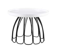 Colcolo Présentoir à Dessert Plateau Rond Base en Fil Métallique Décoratif Support à Pâtisseries Style Européen Multifonctionnel pr s, M, Jupe Plateau