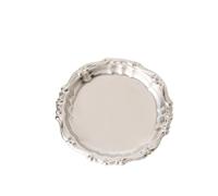 Colcolo Présentoir à ssert en Acier Inoxydable Bordure Ornementale Raffinée pour Pâtisseries Sous-verre Creux Pratique pour Éviter les Déborments Adapté aux, S, Barsoque