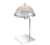 Colcolo Présentoir Dôme Transparent | Polyvalent, Station Dégustation Plat en, Claique, Cloche à Gâteaux, pr Animation Commerciale, Support Simple