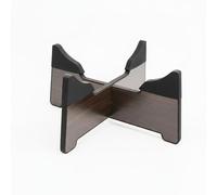 Colcolo Présentoir en Bois pour Tambour à Plaque avec Rembourrage Silicone Antidérapant Support Léger à sign entre Croisé Finition Grain Bois Naturel Adapté, 12-14 Pouces, size to 3