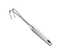 Colcolo Râteau à main pour jardinage, plantation, désherbage, portable, résistant à la rouille, ameublissement du sol, poignée ergonomique, cultivateur, 2 Dents