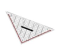 Colcolo Règle de Dessin d'outil de géométrie mathématique Professionnelle, rapporteur, Triangle pour Fournitures de Bureau Menuisier (métrique et