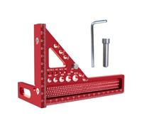 Colcolo Règle de mesure multi-angle 3D, règle de traçage d'équerre de charpentier, règle de traçage de position de trou, règle triangulaire pour la