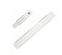 Colcolo Règle Géographique Cartographique de Mesure de Coordonnées en Plastique Résistant avec Marquages Nettes pour Calculs de Coordonnées, 510mm, style to 1