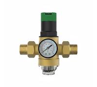 Colcolo Régulateur de Pression en Laiton Réducteur d'Eau Détendeur Limiteur Filtre Atténue les À-coups et Régule le Courant, Corps 1 Pouce Avec Sortie 3/4 Pouce/DN20