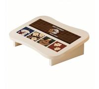 Colcolo Repose-pied de Bureau Tabouret Sous Bureau Marchepied Ergonomique Solide en Panneau de Densité à Double Appui pour Ne Pas Basculer Surface Inclinée, Array, Blanc, Grand