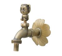 Colcolo Robin d'Eau Antique à Fixation Murale Poignée Supérieure Ornementale pour Patio Terrasse, Amical