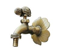 Colcolo Robin d'Eau Antique à Fixation Murale Poignée Supérieure Ornementale pour Patio Terrasse, Florale