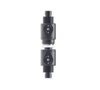 Colcolo Robinet à Bille en Alliage d'Aluminium avec Raccord Rapi pour Aquarium et Seau Vanne d'Arrêt Manuelle pour Contrôle Du Débit d'Eau Convient aux Tuyaux Jardinage et Systèmes Filtration, 12mm