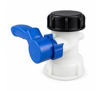 Colcolo Robinet Contrôle à Papillon pour Fût avec Levier Comman Vanne d'Arrêt à Montage Direct sur Cuve Joint Torique Étanche en Caoutchouc EPDM Convient, 75mm