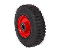 Colcolo Roue de Chariot à Vide Roue Pneumatique Roue Chariot Diable Roue Trolley Roue Gonflable Caoutchouc avec Moyeu Acier pour Traction Stable et Support de, 250-4