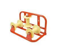 Colcolo Roue de Guidage de Câble Guide Poulie de Câble de Tirage Passe-câble Support Métallique Central pour Durabilité Adaptée à Entrée de Conduit Travaux, Poulie D Angle Ordinaire Roue En Nylon
