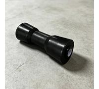 Colcolo Rouleau de Remorque Bateau Rouleau de Quille Support de Quille Pièce de Remorque Cylindre à Extrémités Coniques Alésage 16 Mm Plastique Adapté au, Noir