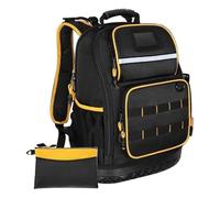 Colcolo Sac à dos pour électricien, sac à outils robuste, grande capacité, de rangement utilitaire pour hommes, plusieurs poches pour technicien