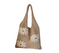 Colcolo Sac fourre-Tout en tricoté pour Femmes pour Sortir avec des magasins de Cadeaux de Rue en Plein air, Kaki