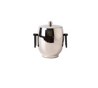 Colcolo Seau à Décorer en Os et Métal avec Finition Vintage et Contrastées pour Rangement sur Table à Manger Buffet Console, Grand